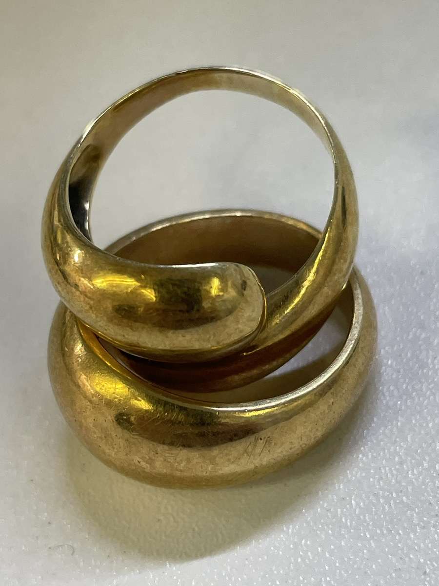 金のリングをお買取りしました。